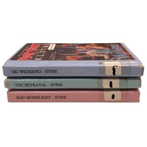 Book Lot (3) R.L. Stine Fear Street YA Horror Saga Chiller Vtg Hardcover Library
